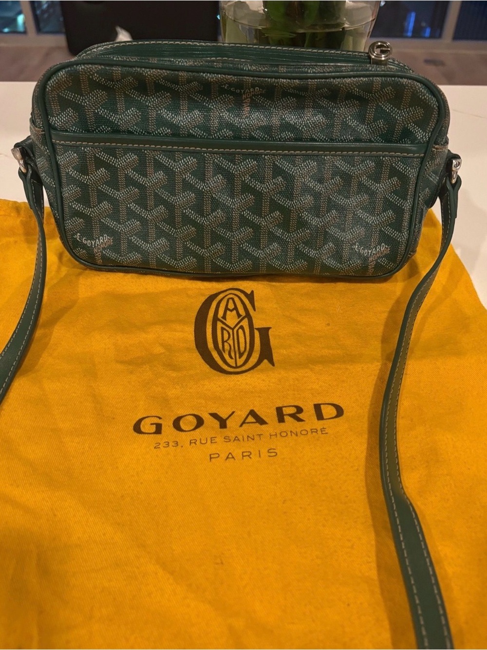 Authentic Goyard Green Crossbody - Picture 4 of 6